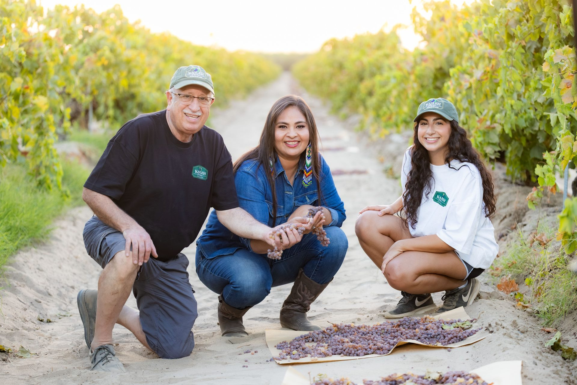 Maria with Farmworkers